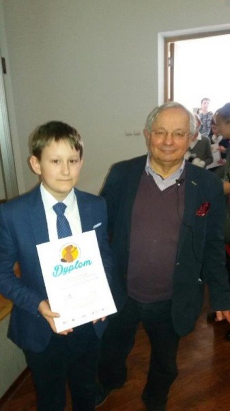 Maciej Pietrzyk z prof. dr hab. Maciejem M. Sysło