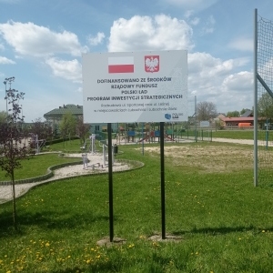 Tablica ul. Sportowa i Leśna 1