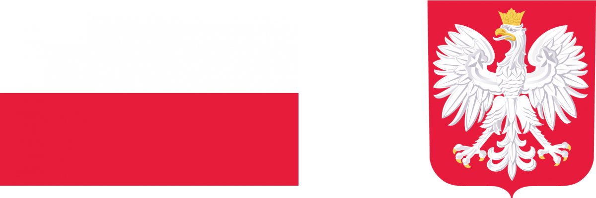 Flaga i godło Rzeczypospolitej Polskiej
