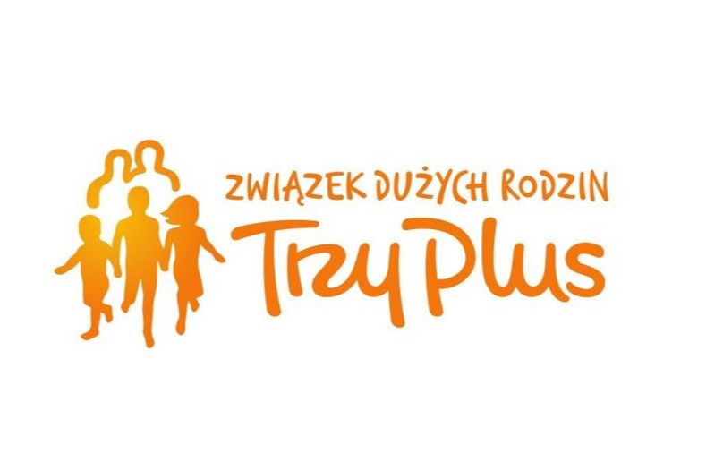 Logo zwiazek duzych rodzin 3+