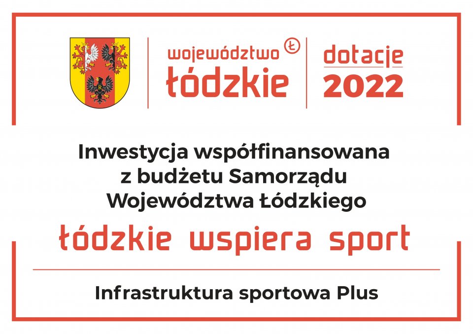 Tablica 2022 łódzkie wspiera sport